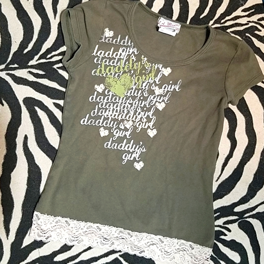Y2K Daddys Girl T Shirt